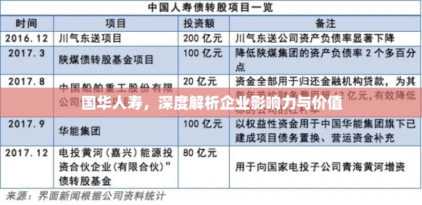 国华人寿，深度解析企业影响力与价值