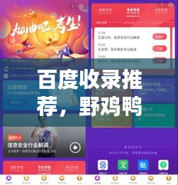 百度收录推荐，野鸡鸭子与百度的神秘奇缘！