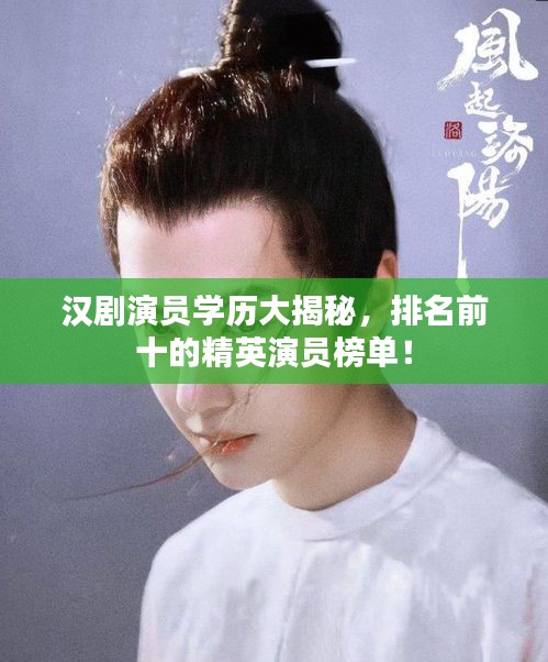 汉剧演员学历大揭秘，排名前十的精英演员榜单！